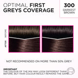 L'Oréal Paris Casting Crème Gloss Semi-Permanent Hair Colour - 300 Darkest Brown (Ammonia Free)