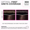 L'Oréal Paris Casting Crème Gloss Semi-Permanent Hair Colour - 300 Darkest Brown (Ammonia Free)