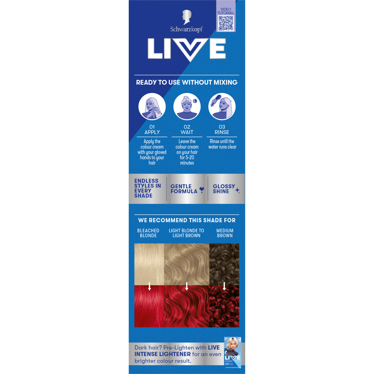 LIVE Colour U/B Pillar Box Red 75ml