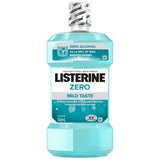 Listerine Zero Alcohol Antibacterial Mouthwash Less Intense Taste 500mL