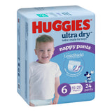 HUGGIES N/Pant Hug Jr Sz6 Boy 24pk