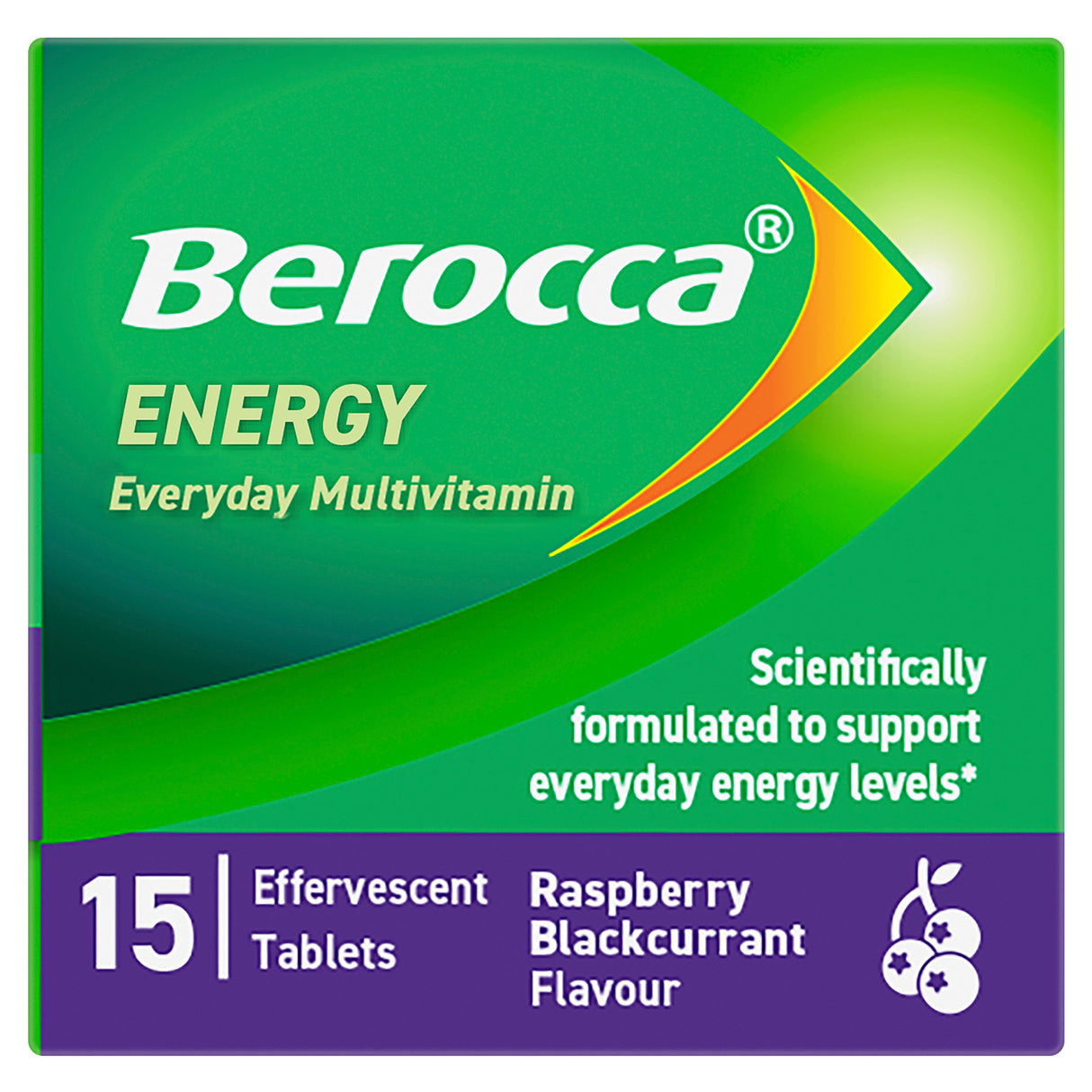 Berocca Raspberry +Blackcurrant Effervescent Tab 15s