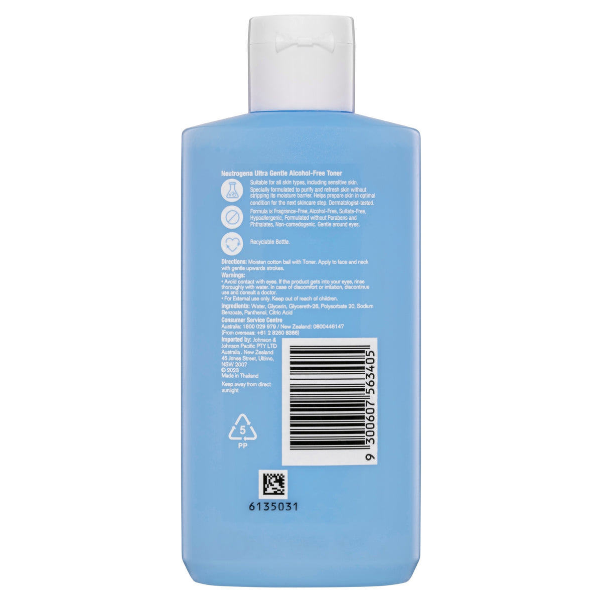 NEUTROGENA Ultra Alcohol Free Toner 150ml