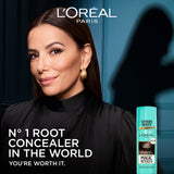L'Oréal Paris Magic Retouch Temporary Root Concealer Spray - Brown (Instant Grey Hair Coverage)