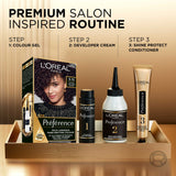 L'Oréal Paris Préférence Permanent Hair Colour - 3.12 Toronto (Intense Cool Dark Brown)