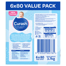 Curash Simply Water Wipes 6 x 80 Pack