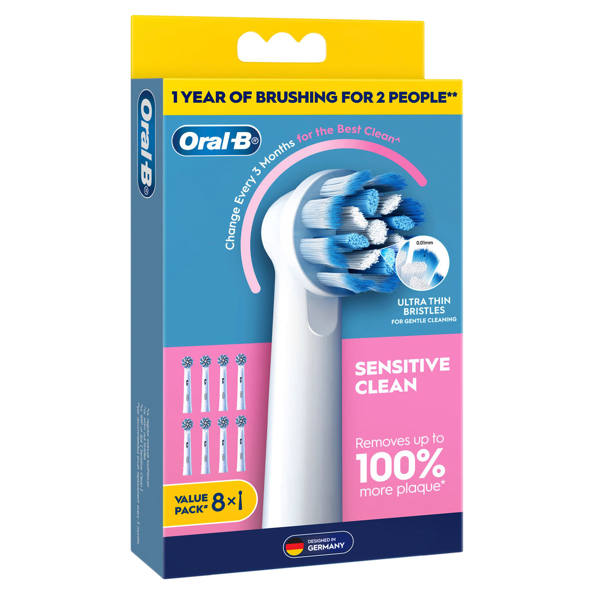 ORAL B Sensitive Clean (R) Head 8pk