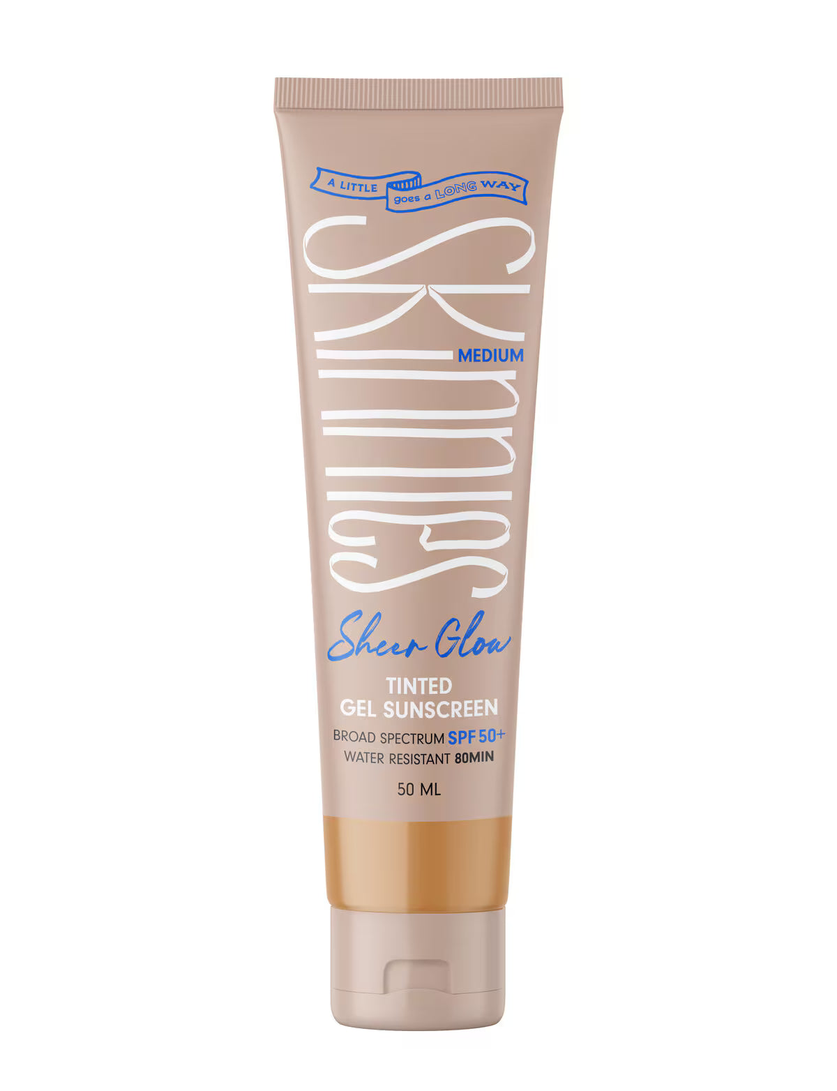 SKINNIES Shr Glw Tint SPF50 Med 50ml