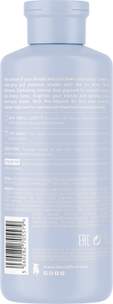 Lee Stafford Bleach Blondes Ice White Toning Shampoo 250ml