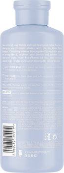 Lee Stafford Bleach Blondes Ice White Toning Shampoo 250ml