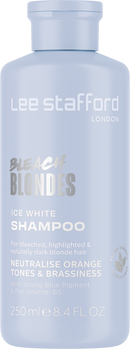 Lee Stafford Bleach Blondes Ice White Toning Shampoo 250ml