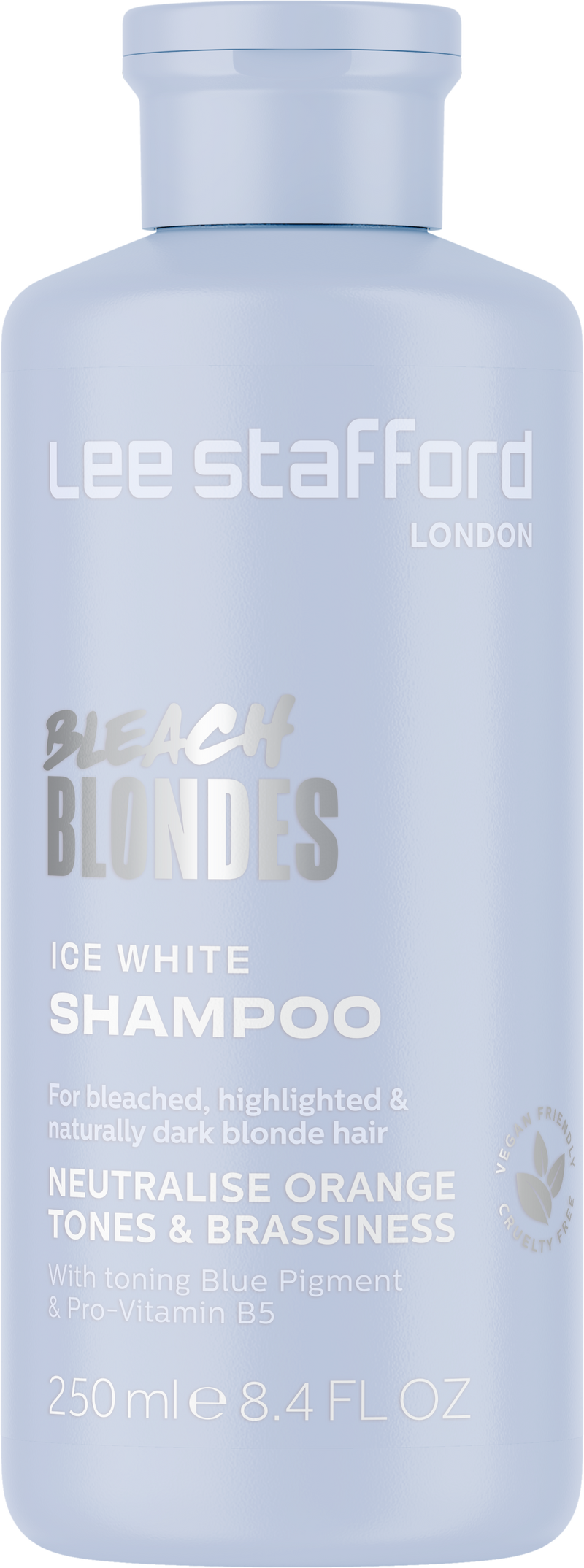 Lee Stafford Bleach Blondes Ice White Toning Shampoo 250ml