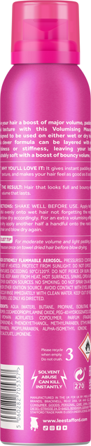 Lee Stafford Volumising Double Blow Mousse 200ml