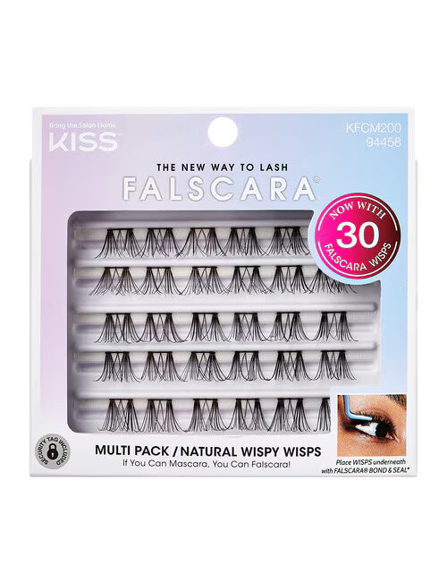 Kiss Falscara Natural Wispy Eye Lash Extensions 30pk