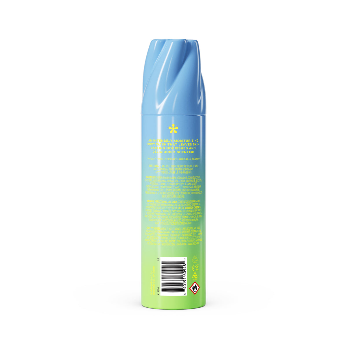 DAISE Foaming Body Wash in Coconut Whip, 8.8 oz/ 250 g / 265 mL