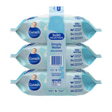 Curash Simply Water Wipes 3x80 Pack