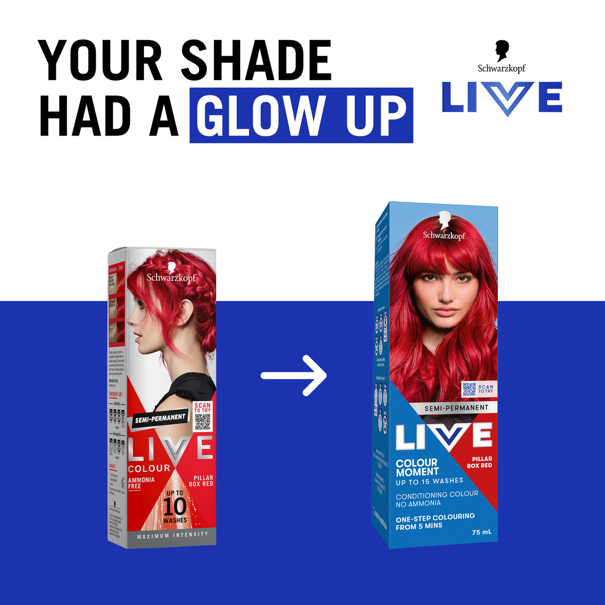 LIVE Colour U/B Pillar Box Red 75ml