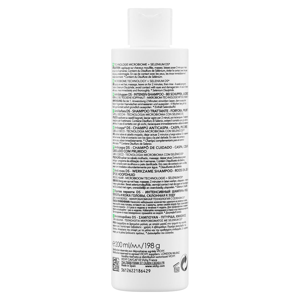 Vichy Dercos Anti-Dandruff Shampoo Dry Hair 200ml