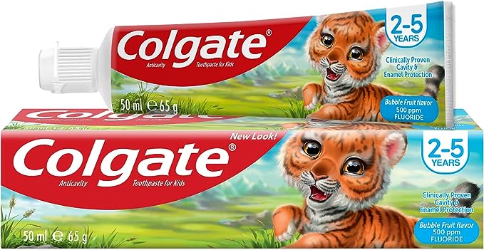 Colgate Toothpaste Kids Bubble Fruit 50ml