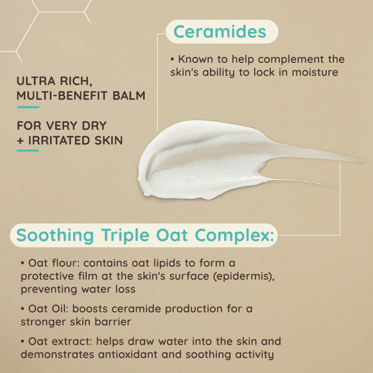 AVEENO Face Oat Rich Balm 50ml