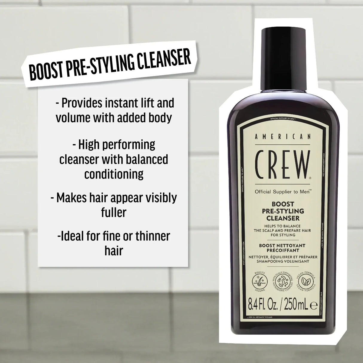 American Crew Boost Shampoo 250ml