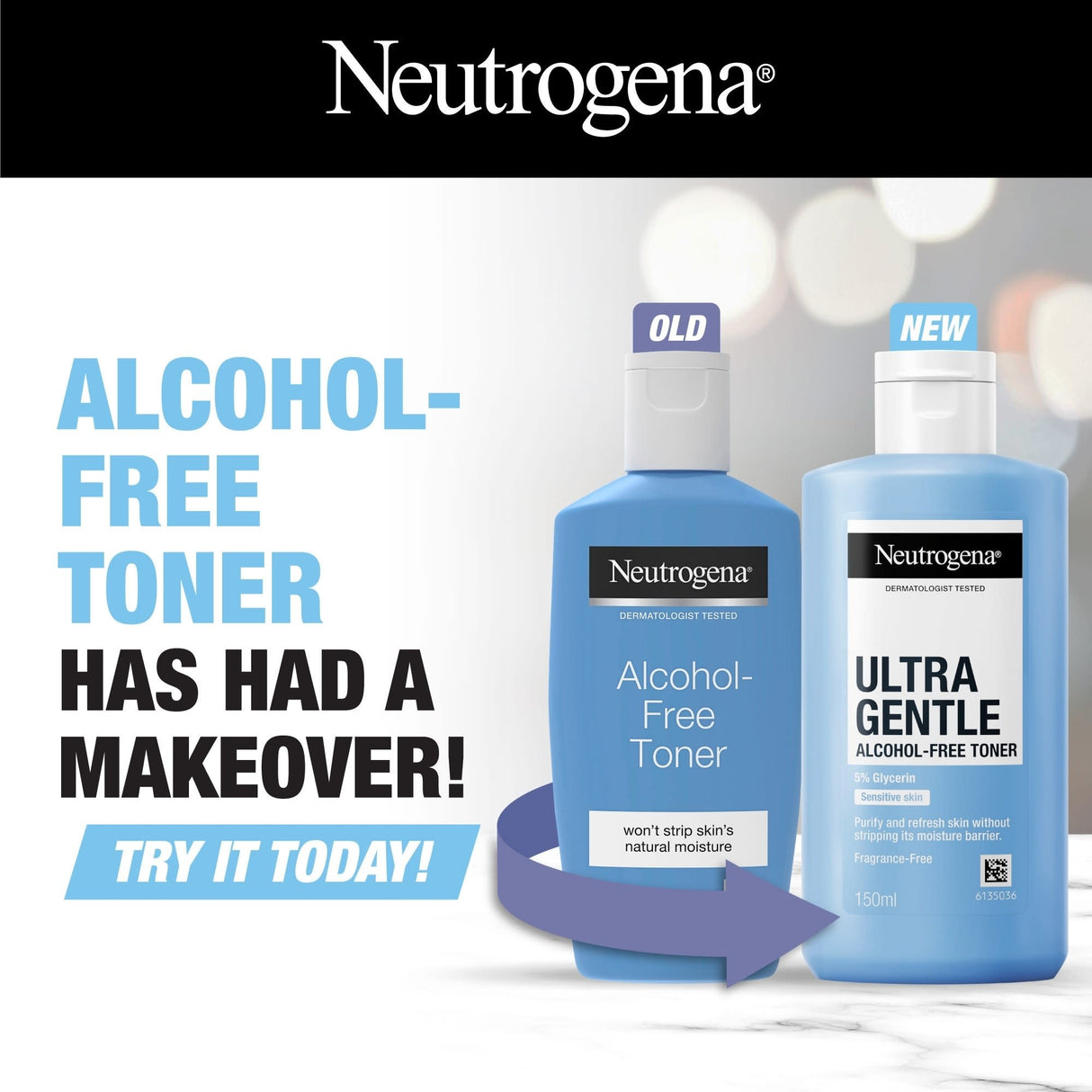 NEUTROGENA Ultra Alcohol Free Toner 150ml