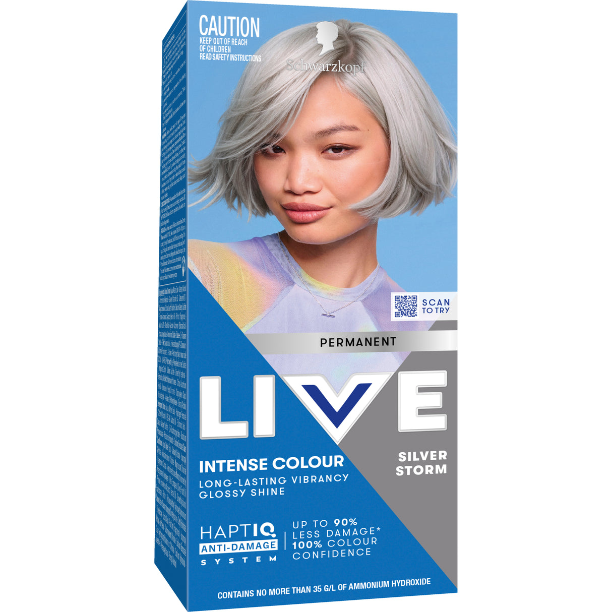 Schwarzkopf Live Colour Permanent Silver Storm