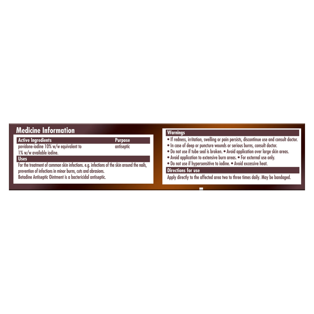 BETADINE Antiseptic Skin Cream Ointment 25g