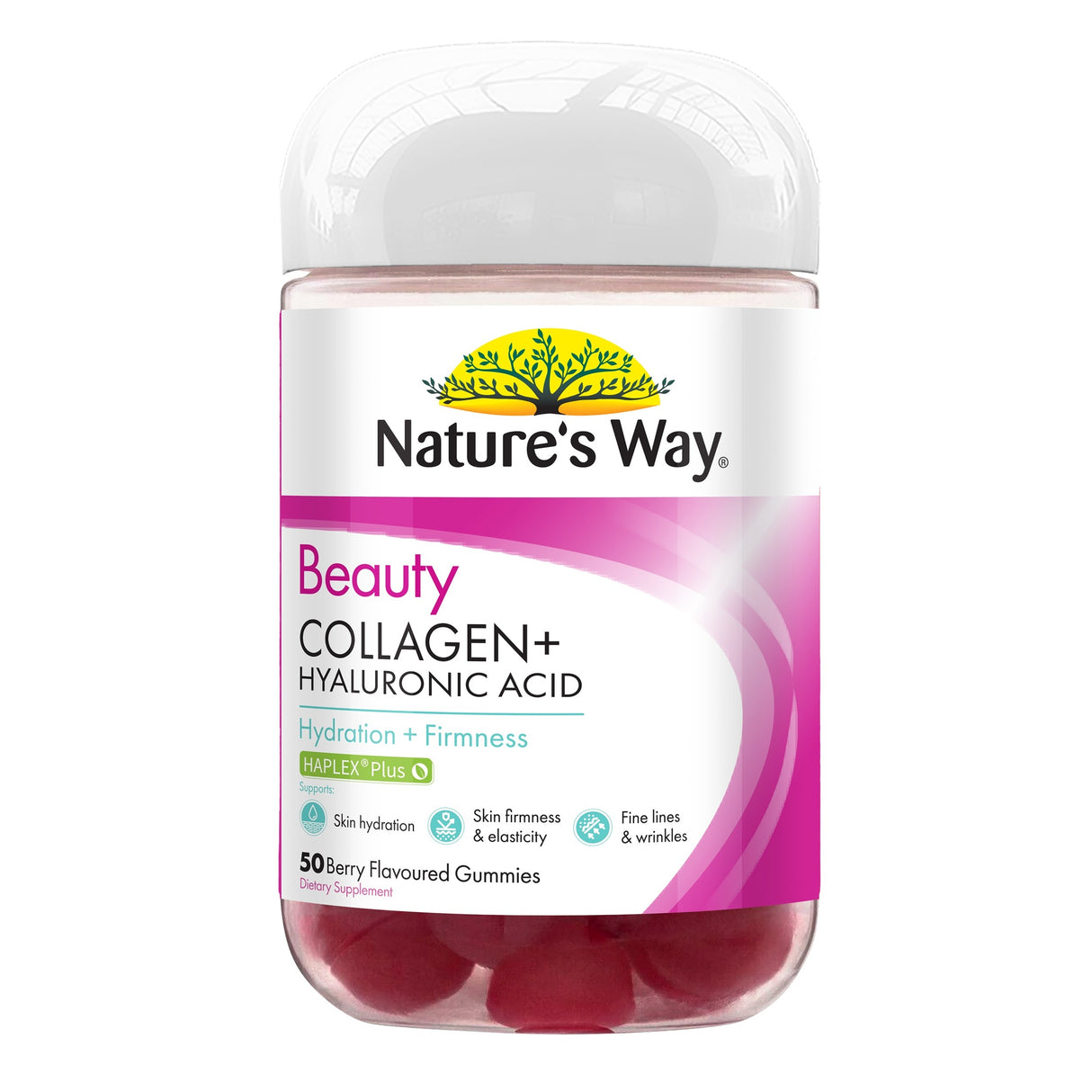 Nature's Way Beauty Collagen + Hyaluronic  Gummies 50s