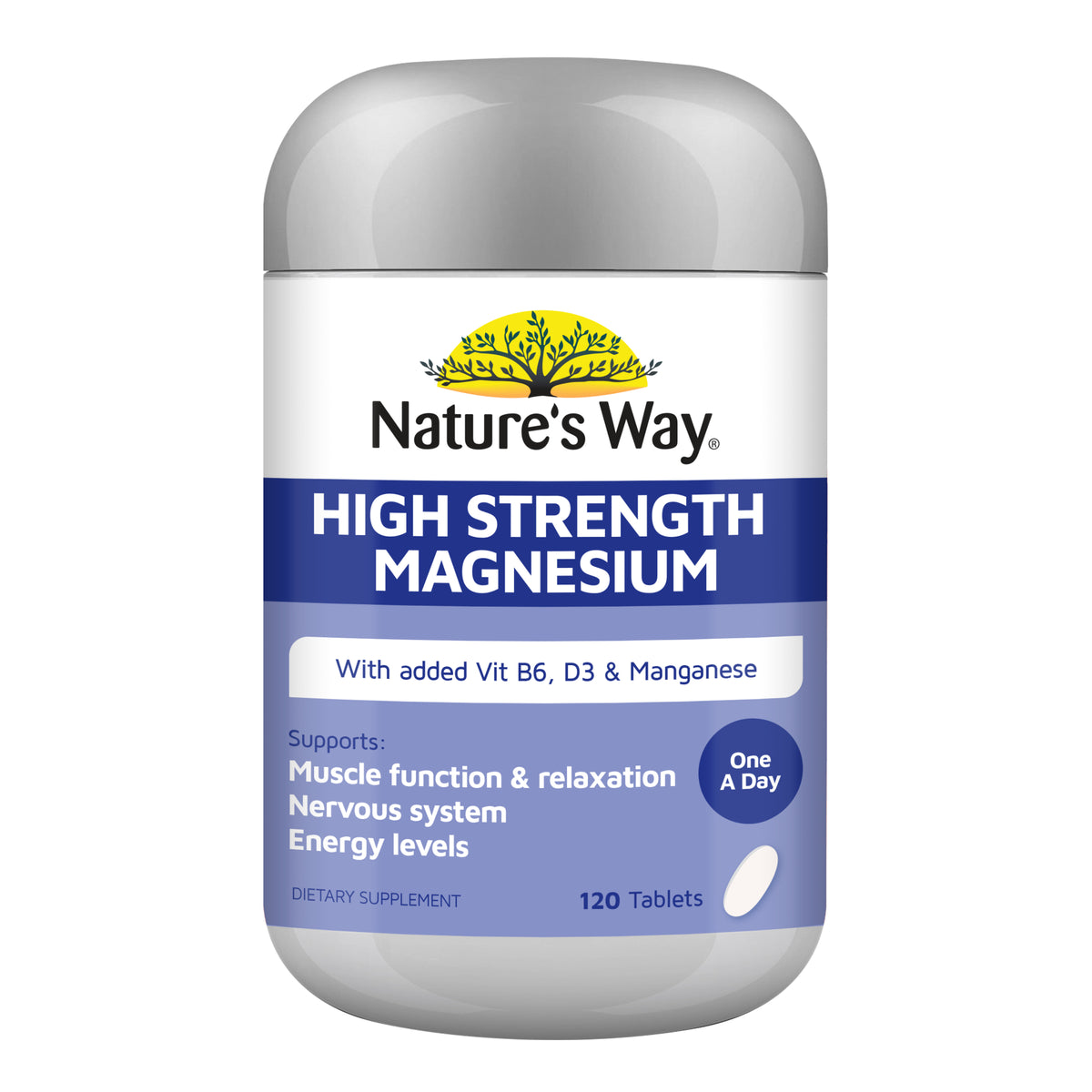 NATURES WAY High Str Mg Tabs 120s