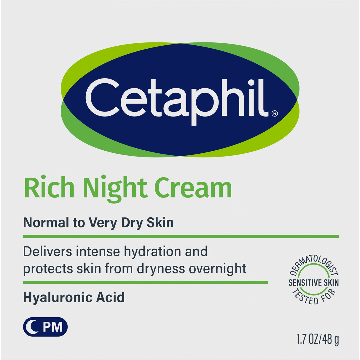 Cetaphil Rich Hydrating Night Cream with Hyaluronic Acid