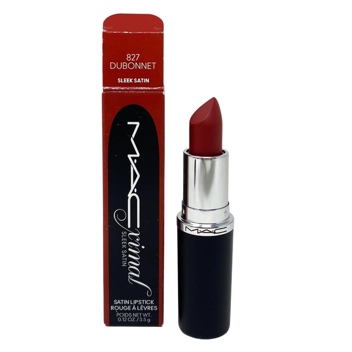 MAC Macximal Satin Lip Stick Dubonnet 827