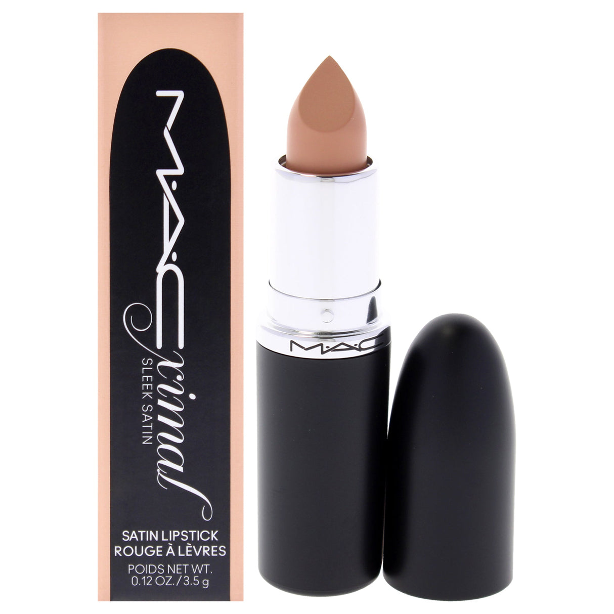 MAC Macximal Satin Lip Stick Creamm D Nude 833