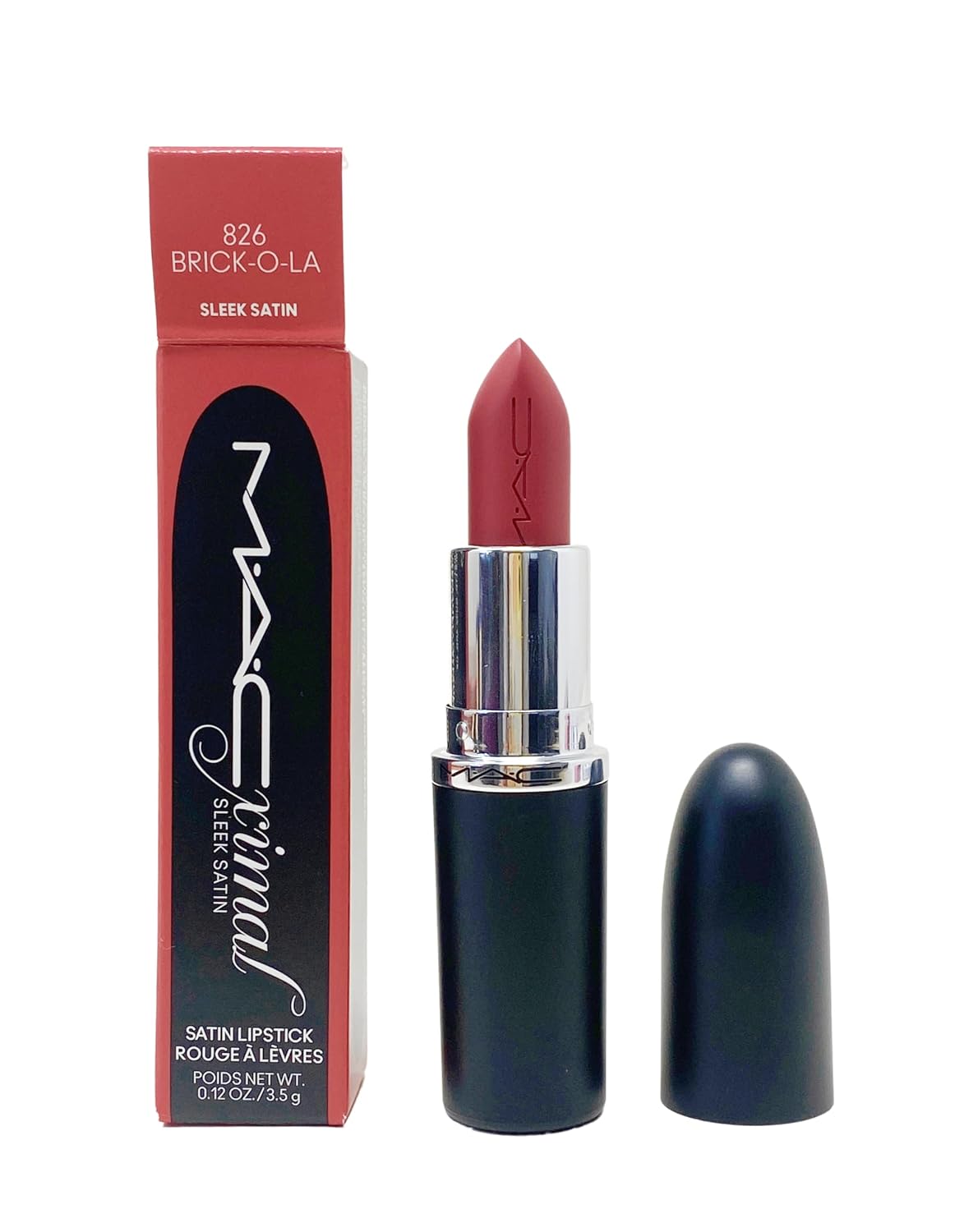MAC Macximal Satin Lip Stick BrickOLa 826