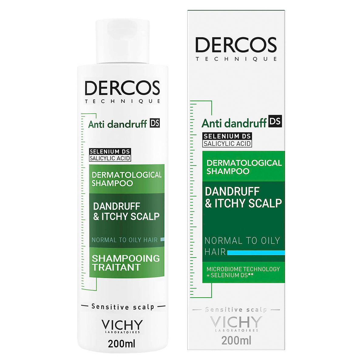 Vichy Dercos Anti-Dandruff Shampoo Oily Hair 200ml