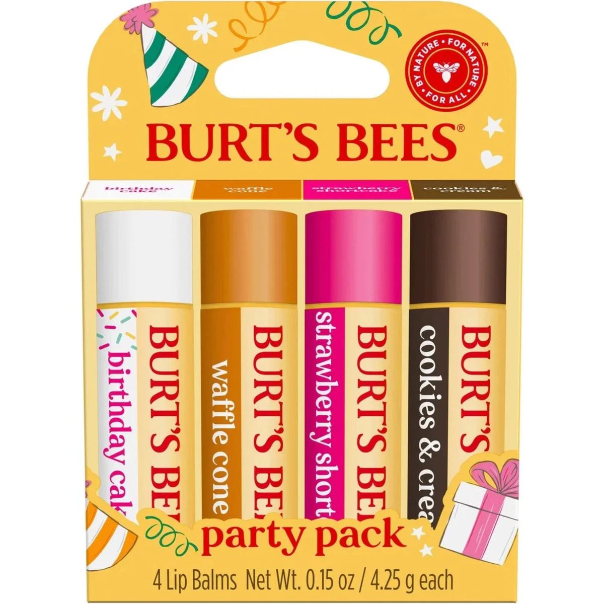 Burt's Bees Party Pack - 4 Pack
