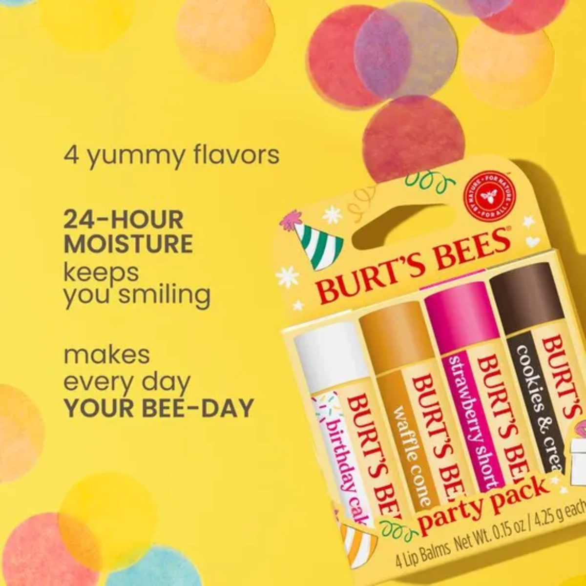 Burt's Bees Party Pack - 4 Pack