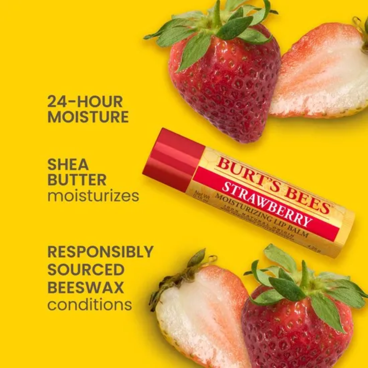 BURTS Bees Lip Balm Strawberry Lemonade 4.25g