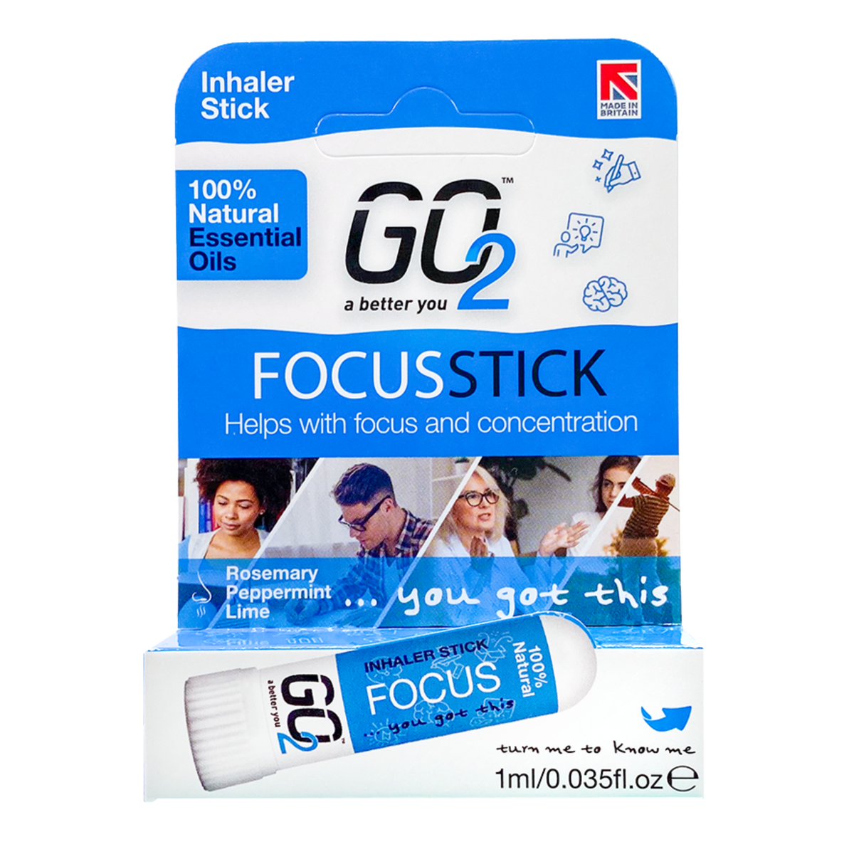 GO2 Focus Inhaler Stick