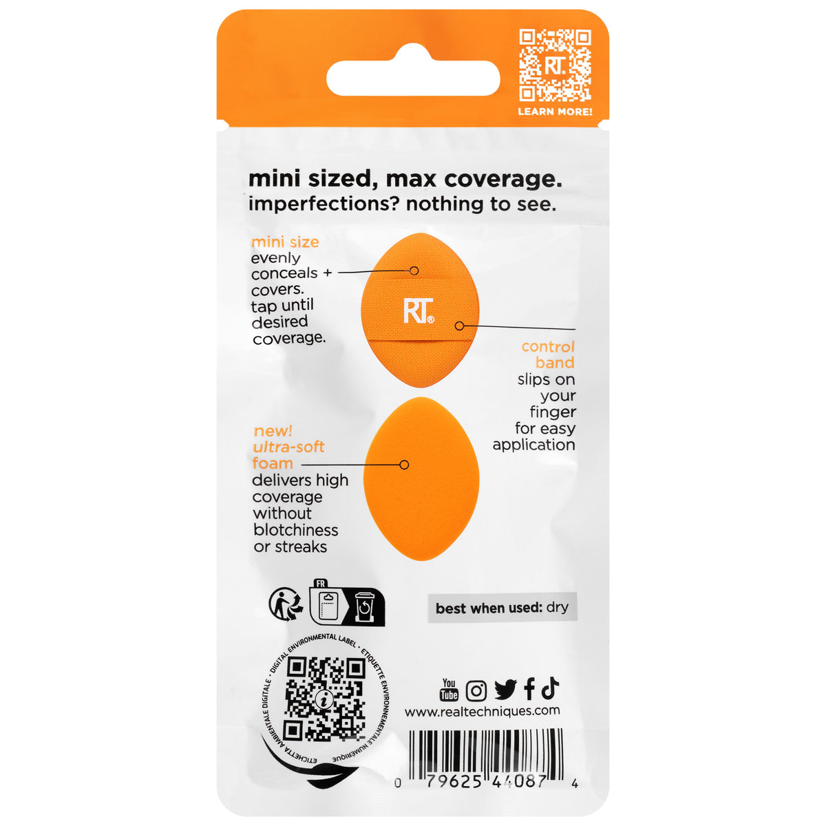 Real Techniques Sponge - Mini Miracle Concealer Puff Trio #0132
