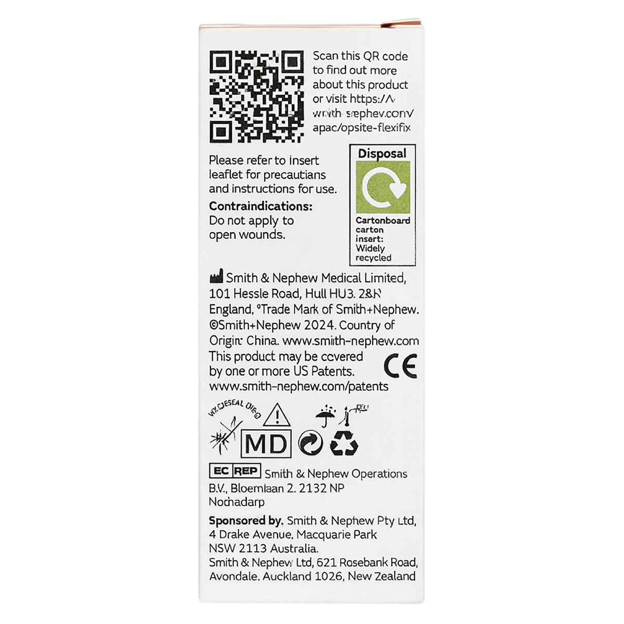 OPSITE™ FLEXIFIX Transparent Film Roll 10cm x 1m Roll