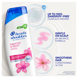 Head & Shoulders Smooth & Silky Anti Dandruff Shampoo for Smooth & Silky Hair 400 ml