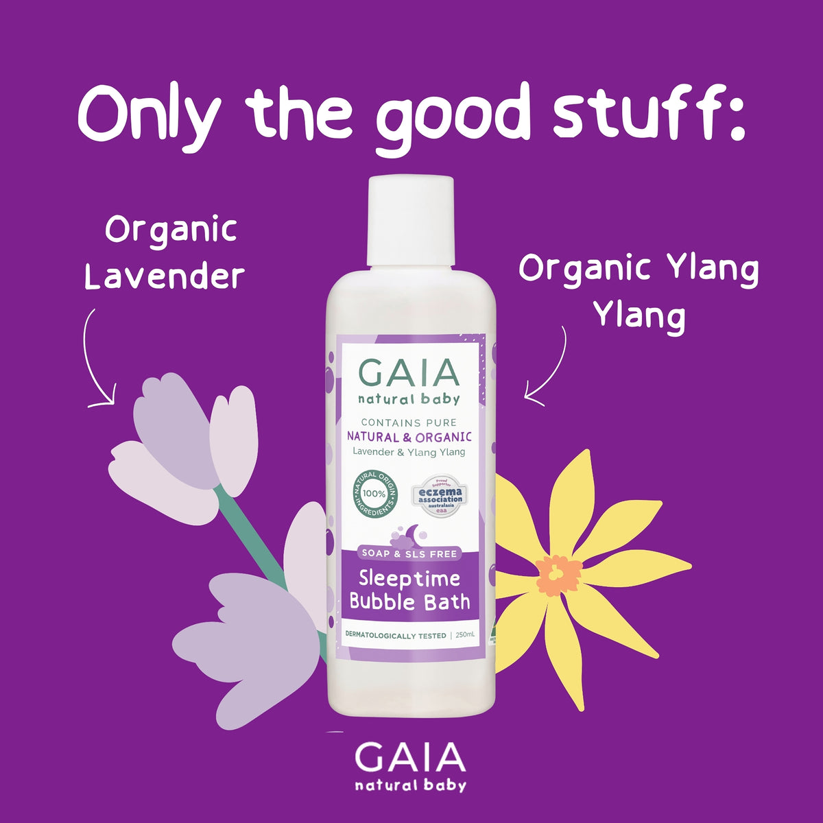 GAIA Bubble Bath Sleeptime 250ml