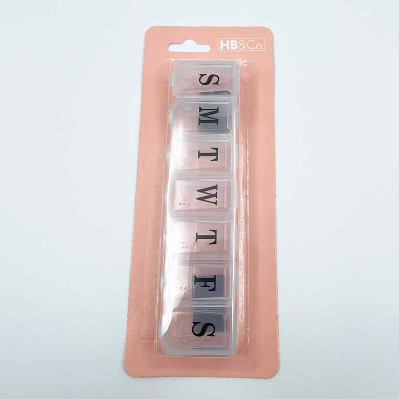 HB&Co Medication 7 Day Pill Box Magnetic