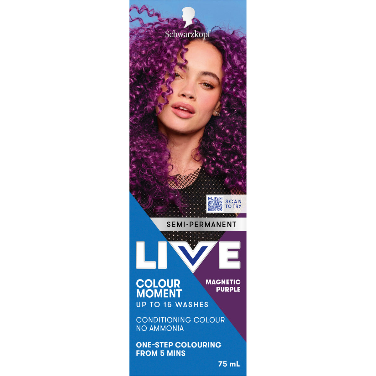 LIVE Colour U/B Mag Purple 75ml