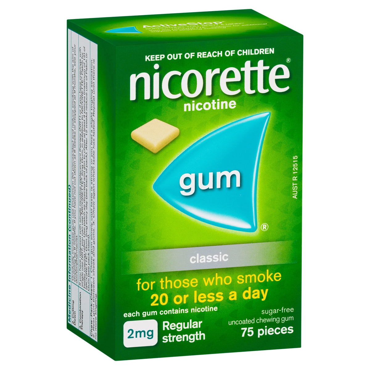 NICORETTE Gum Classic 2mg 75s
