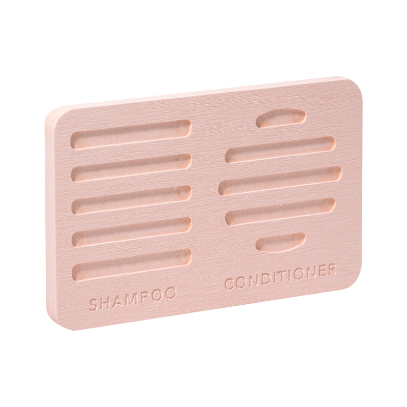 ETHIQUE Shampoo & Conditioner Storage Tray Pink