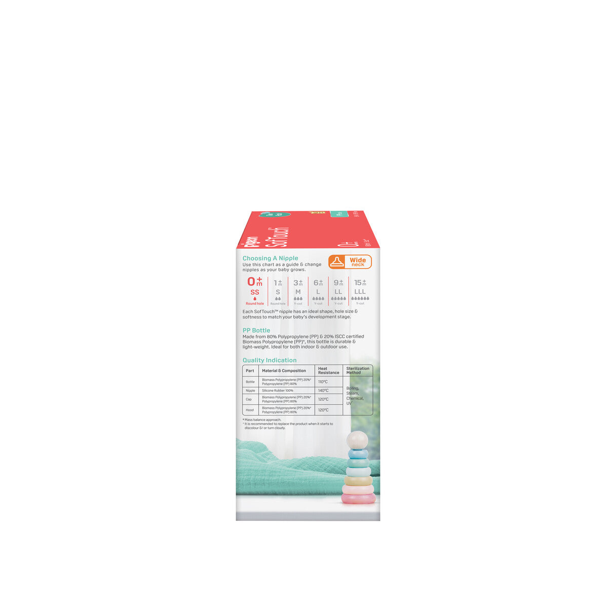 Pigeon Soft Touch Bottle PP Twin Pack 160ml