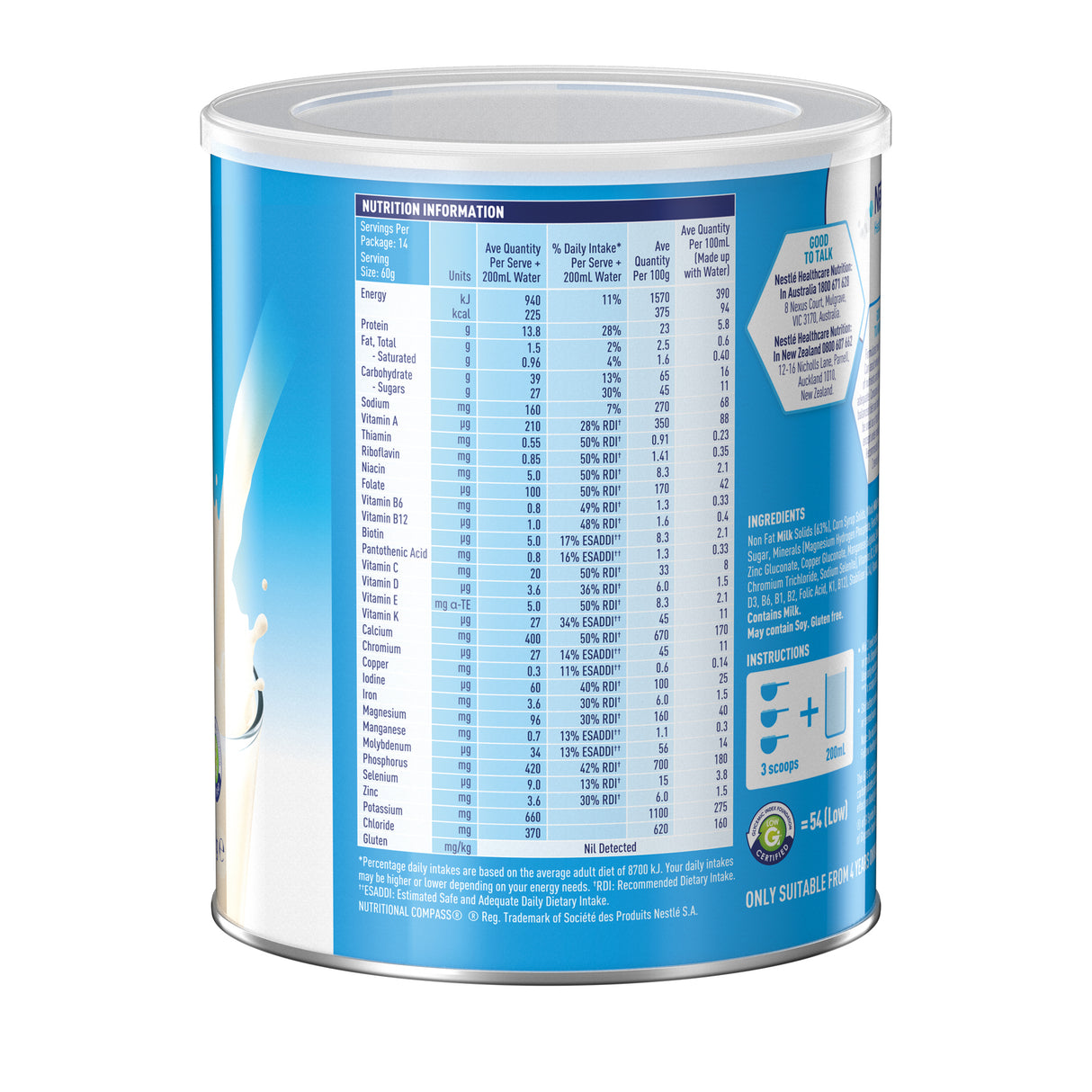 SUSTAGEN® Hospital Formula Vanilla 840g