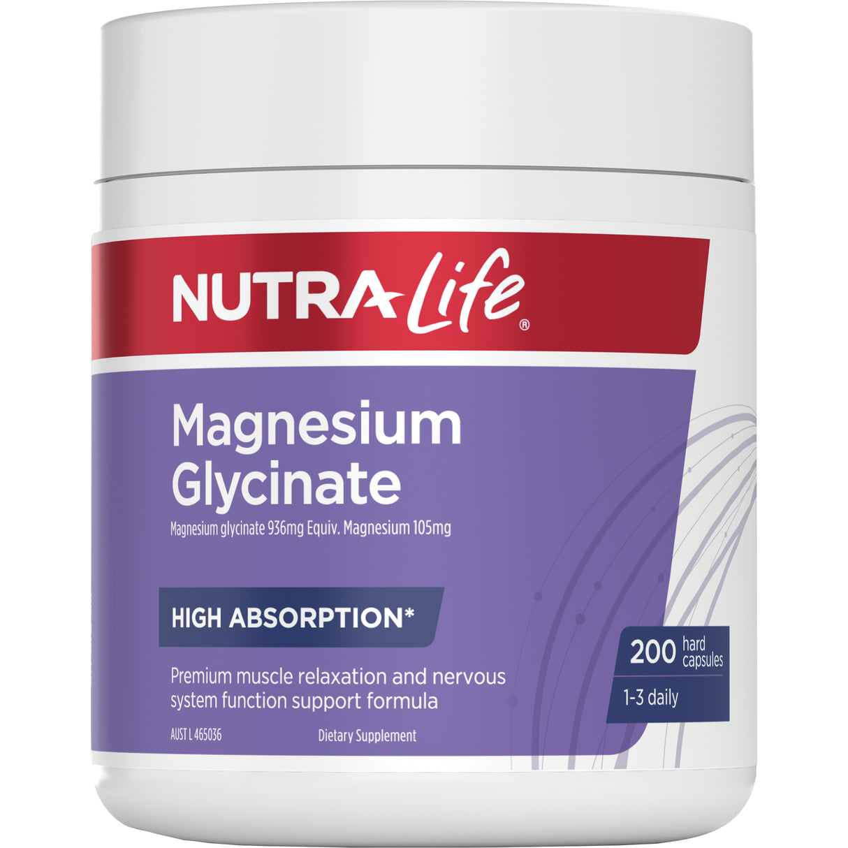 Nutra-Life Magnesium Glycinate 200s